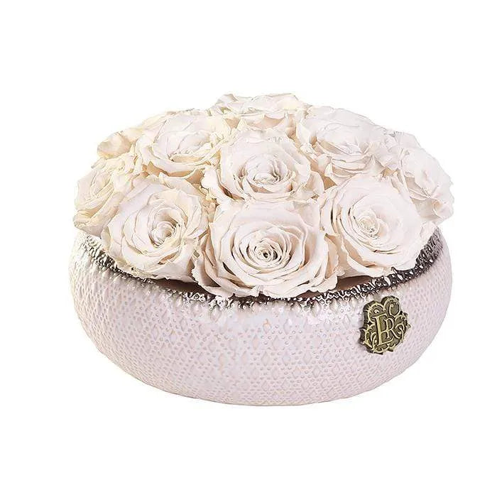 Eternal Roses® Centerpiece Small / Pearl Soho CLASSIC Eternal Roses Arrangement