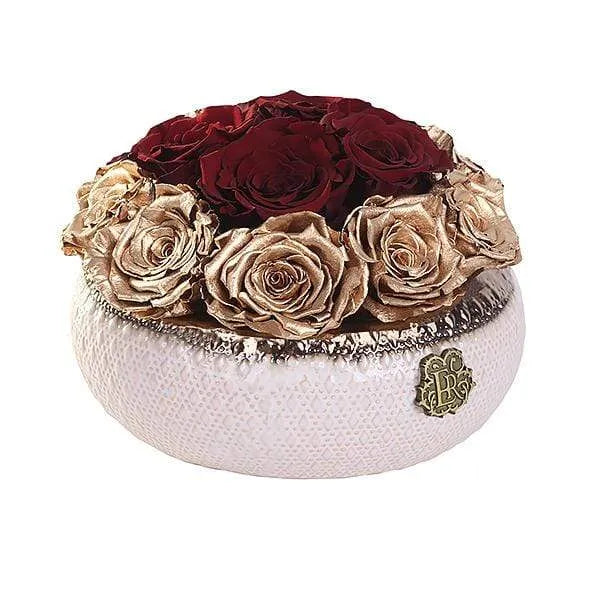 Eternal Roses® Centerpiece Small / Golden Ruby Soho CLASSIC Eternal Roses Arrangement