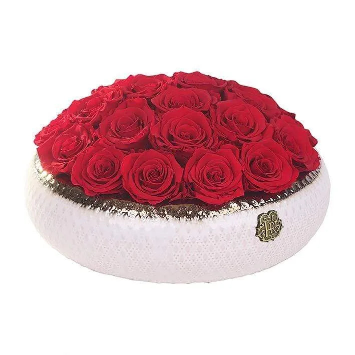 Eternal Roses® Centerpiece Medium / Scarlet Soho CLASSIC Eternal Roses Arrangement