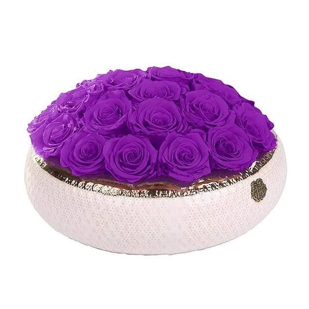 Eternal Roses® Centerpiece Medium / Orchid Soho CLASSIC Eternal Roses Arrangement