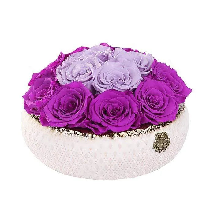 Eternal Roses® Centerpiece Small / Mystic Orchid Soho CLASSIC Eternal Roses Arrangement