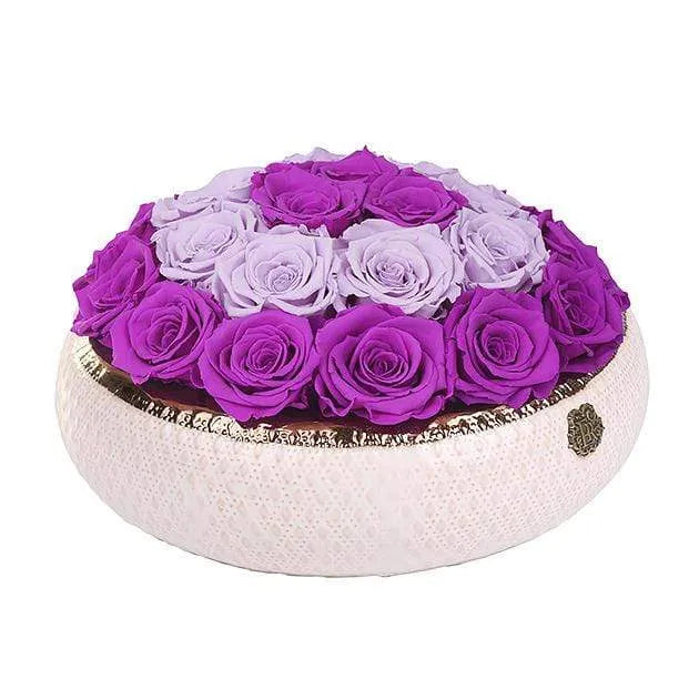 Eternal Roses® Centerpiece Medium / Mystic Orchid Soho CLASSIC Eternal Roses Arrangement