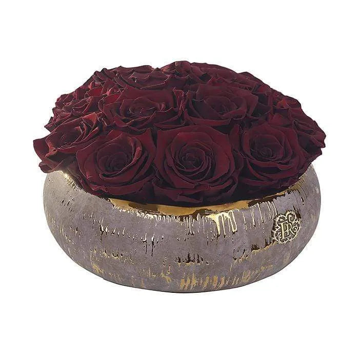 Eternal Roses® Centerpiece Small / Wineberry Tiffany Centerpiece Eternal Roses Arrangement