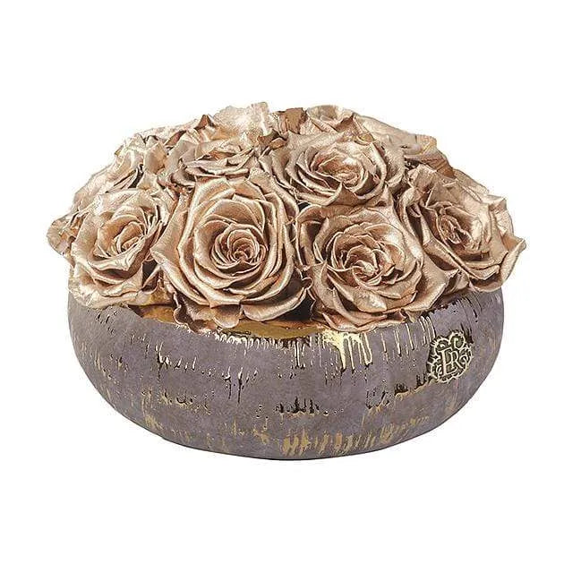 Eternal Roses® Centerpiece Small / Gold Tiffany Centerpiece Eternal Roses Arrangement