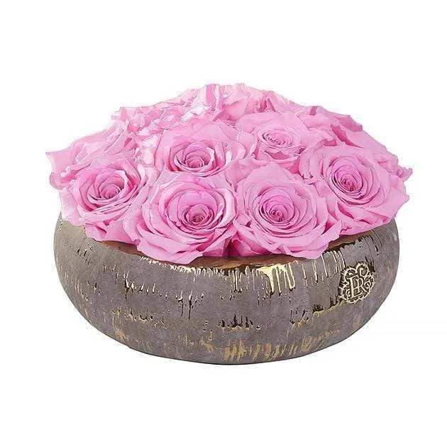 Eternal Roses® Centerpiece Small / Primrose Tiffany Centerpiece Eternal Roses Arrangement