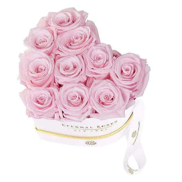 Eternal Roses® White Chelsea Eternal Rose Gift Box in Pink Martini