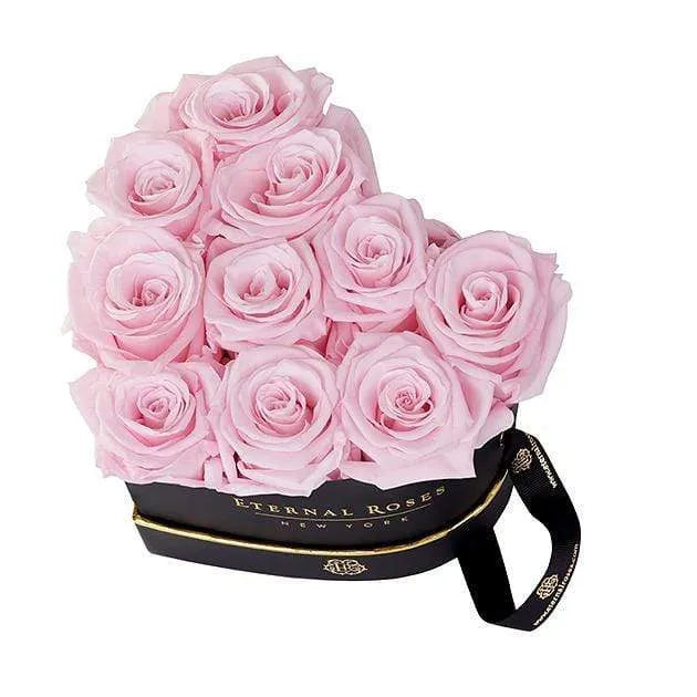 Eternal Roses® Black Chelsea Eternal Rose Gift Box in Pink Martini