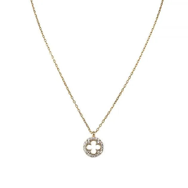 Eternal Roses® Clover Pave Necklace