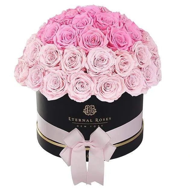 Eternal Roses® Black / Rose Soiree Estella Gift Box