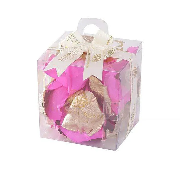 Eternal Roses® Favor Hot Pink & Gold Eternal Roses® Luxury Scented Petals Small