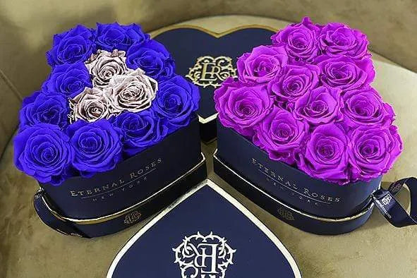 Chelsea Eternal Rose Gift Box | Heart Gift Box | Eternal Roses ...
