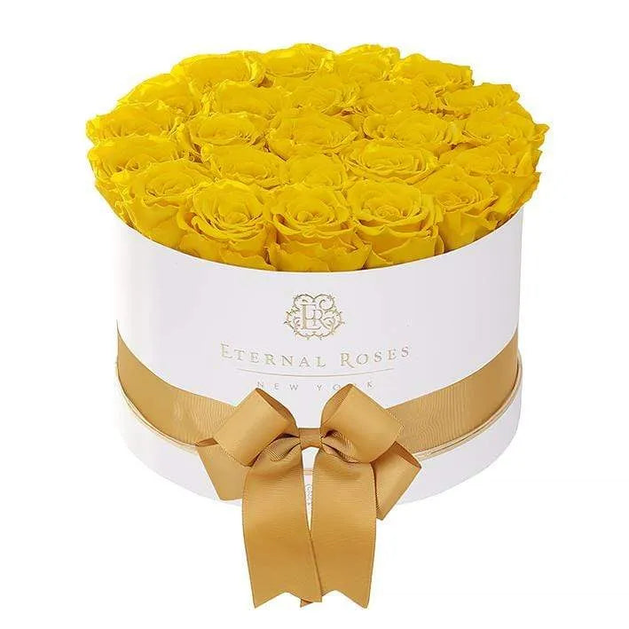 Eternal Roses® Gift Box White / Friendship Yellow Empire Gift Box - Large