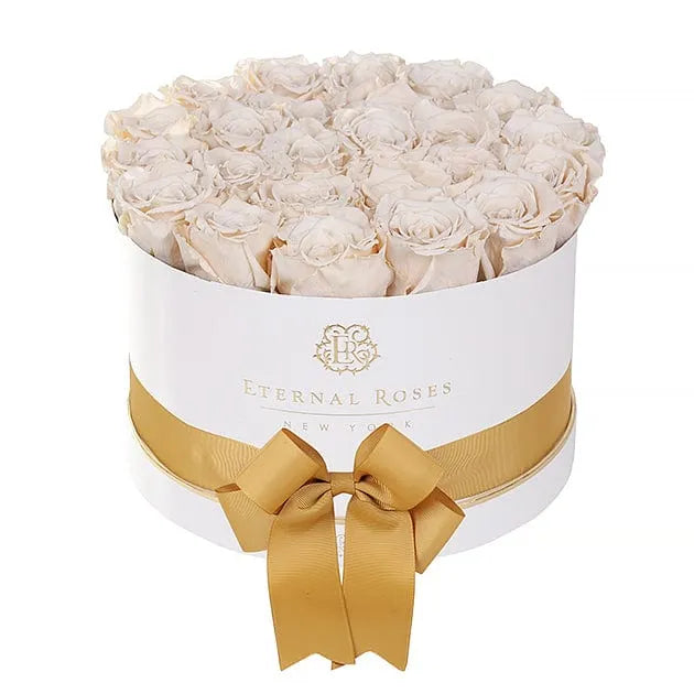 Eternal Roses® Gift Box White / Champagne Empire Gift Box - Large