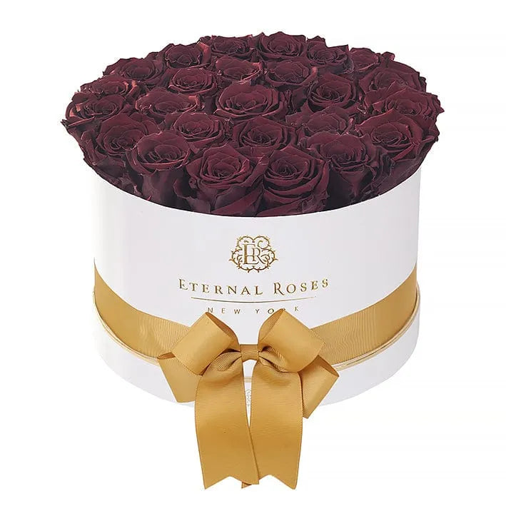 Eternal Roses® Gift Box White / Wineberry Empire Gift Box - Large