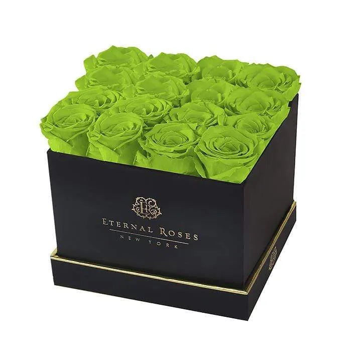 Eternal Roses® Gift Box Black / Mojito Lennox 16 Eternal Rose Gift Box - Best Gift for Birthday/Anniversary