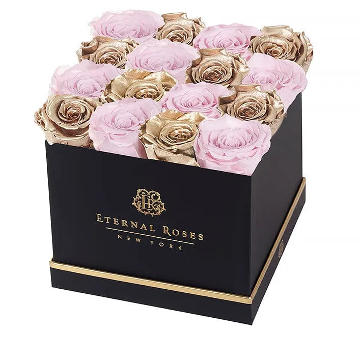 Eternal Roses® Gift Box Black / Posh Lennox 16 Eternal Rose Gift Box - Best Gift for Birthday/Anniversary