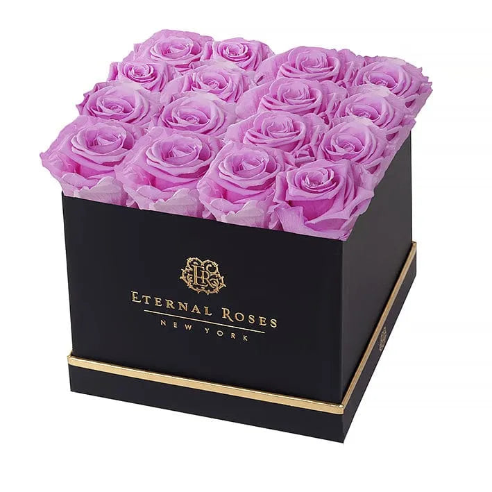 Eternal Roses® Gift Box Black / Iris Lennox 16 Eternal Rose Gift Box - Best Gift for Birthday/Anniversary