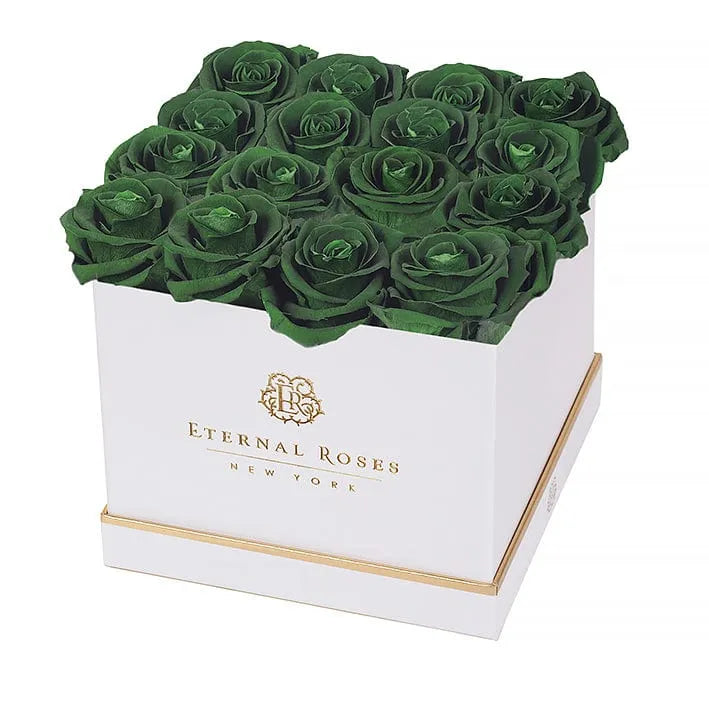 Eternal Roses® Gift Box White / Wintergreen Lennox 16 Eternal Rose Gift Box - Best Gift for Birthday/Anniversary