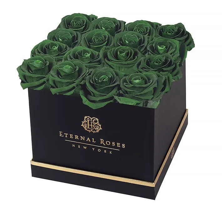 Eternal Roses® Gift Box Black / Wintergreen Lennox 16 Eternal Rose Gift Box - Best Gift for Birthday/Anniversary