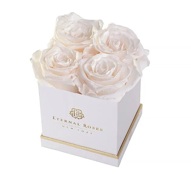 Eternal Roses® Gift Box White Lennox Eternal Rose Gift Box in Mimosa
