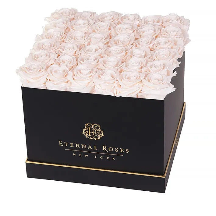 Buy Square Lennox Gift Box with Luxury Roses Online – Eternal Roses®