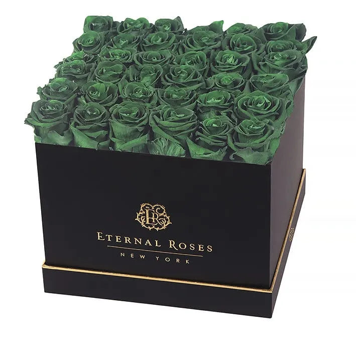 Eternal Roses® Gift Box Black / Wintergreen Lennox Grand Eternal Rose Gift Box - Best Gift for Birthday/Anniversary