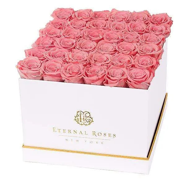 Eternal Roses® Gift Box White / Amaryllis Lennox Grand Eternal Rose Gift Box - Best Gift for Birthday/Anniversary