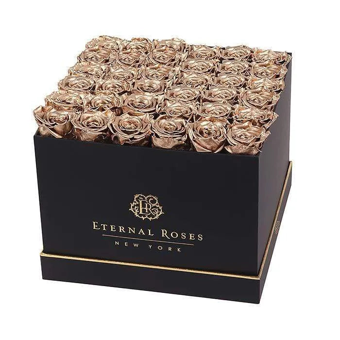 Eternal Roses® Gift Box Black / Gold Lennox Grand Eternal Rose Gift Box - Best Gift for Birthday/Anniversary