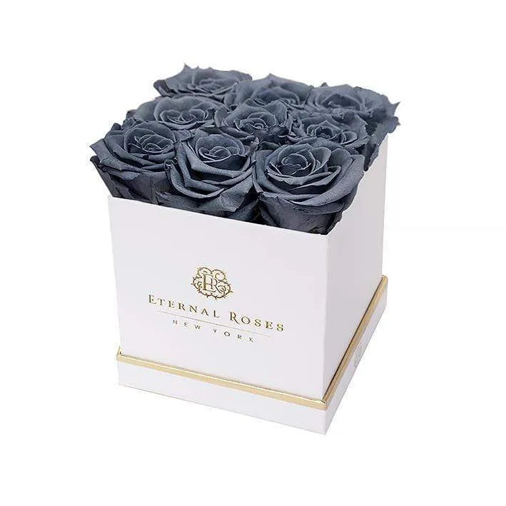 Eternal Roses® Gift Box White / Stormy Lennox Large Eternal Rose Gift Box