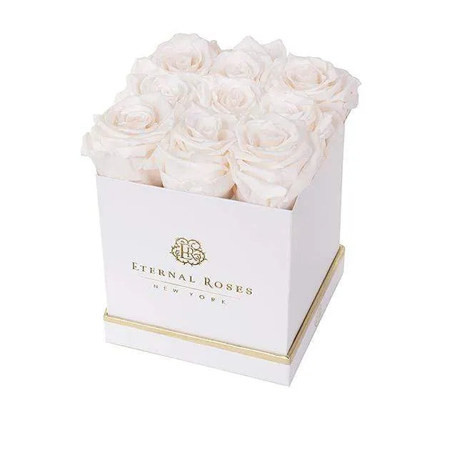 Eternal Roses® Gift Box White / Mimosa Lennox Large Eternal Rose Gift Box