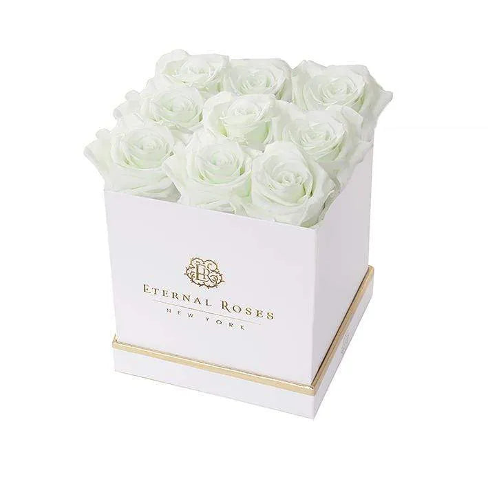 Eternal Roses® Gift Box White / Mint Lennox Large Eternal Rose Gift Box