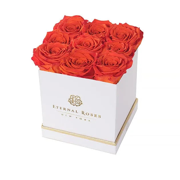 Eternal Roses® Gift Box White / Sunset Lennox Large Eternal Rose Gift Box