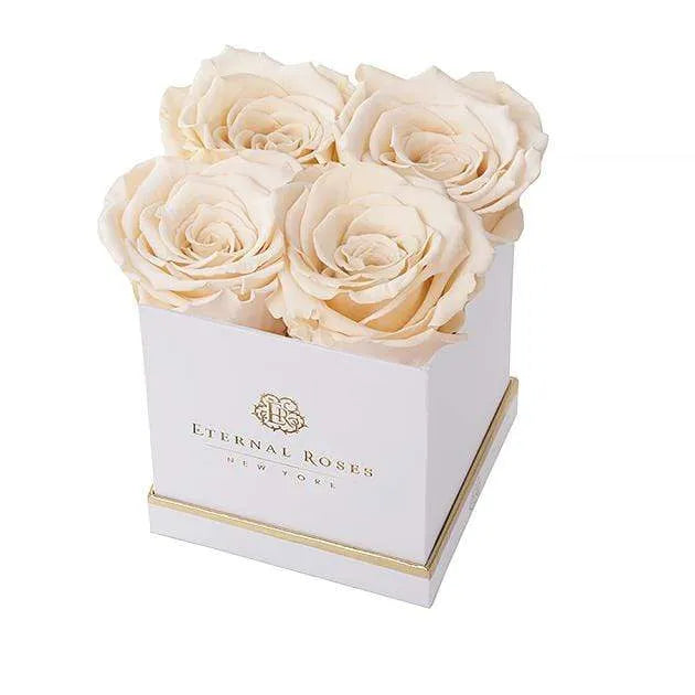 Eternal Roses® Gift Box White / Champagne Lennox Small Gift Box - Classic Collection