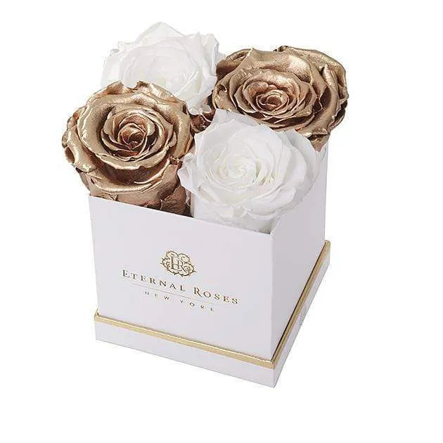 Eternal Roses® Gift Box White / Baroque Lennox Small Gift Box - Classic Collection