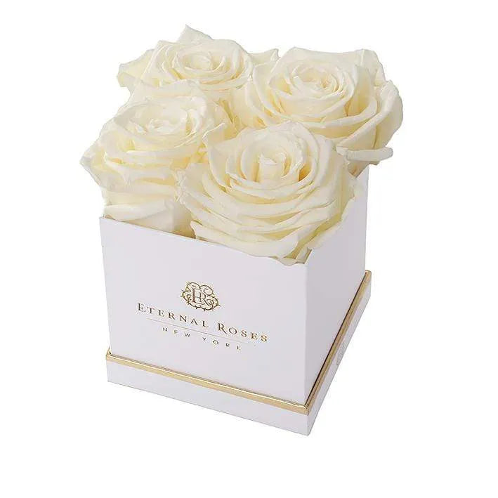 Eternal Roses® Gift Box White / Canary Lennox Small Gift Box - Classic Collection