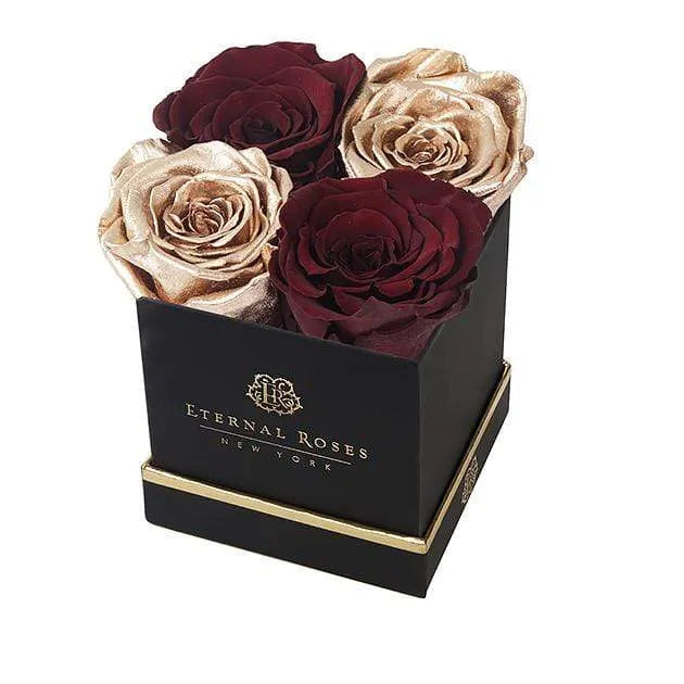Eternal Roses® Gift Box Black / Golden Ruby Lennox Small Gift Box - Classic Collection