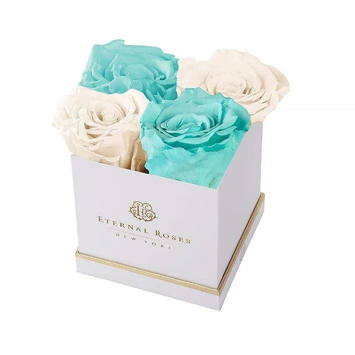 Eternal Roses® Gift Box White / Ocean Breeze Lennox Small Gift Box - Classic Collection