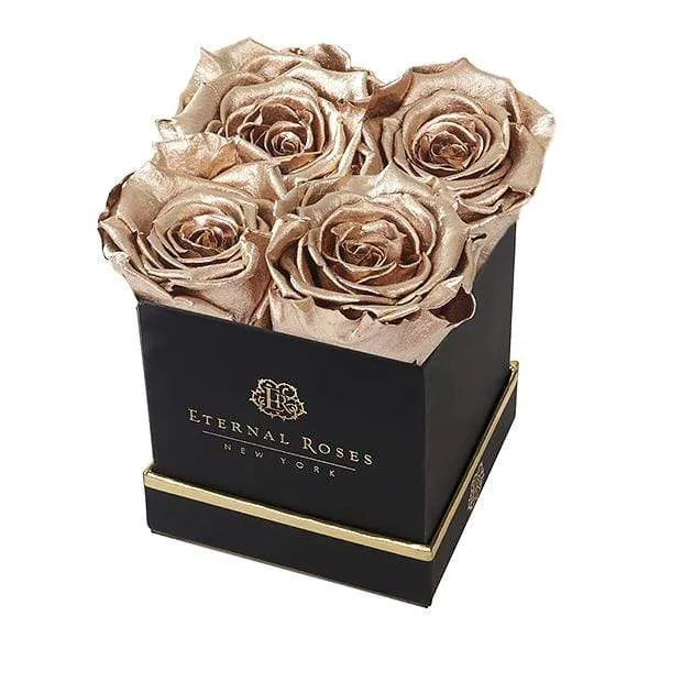 Eternal Roses® Gift Box Black / Gold Lennox Small Gift Box - Classic Collection
