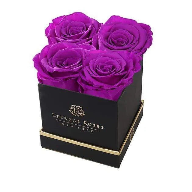Eternal Roses® Gift Box Black / Orchid Lennox Small Gift Box - Classic Collection