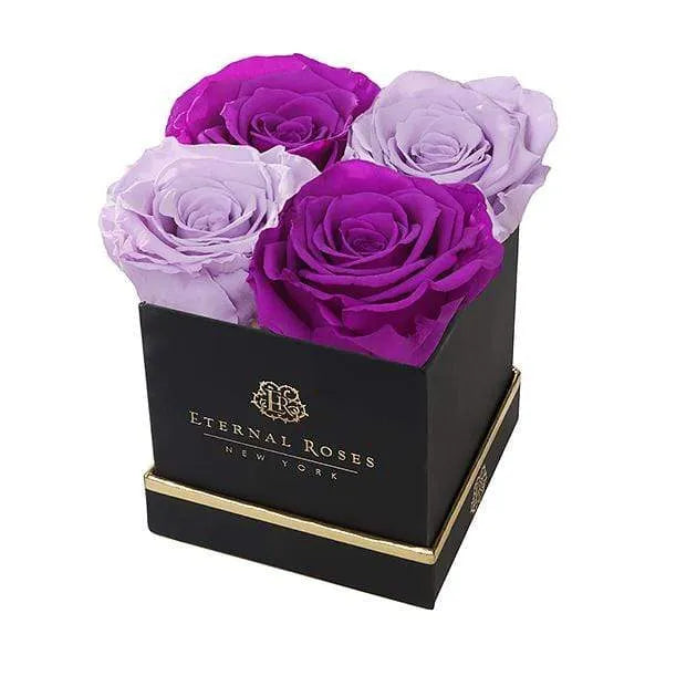 Eternal Roses® Gift Box Black / Mystic Orchid Lennox Small Gift Box - Classic Collection