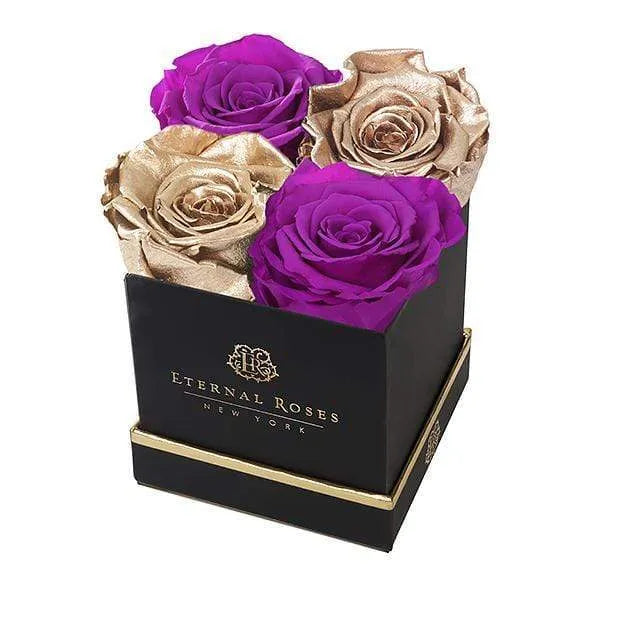 Eternal Roses® Gift Box Black / Golden Orchid Lennox Small Gift Box - Classic Collection