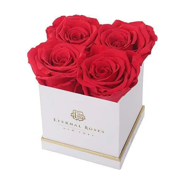 Eternal Roses® Gift Box White / Scarlet Lennox Small Gift Box - Classic Collection