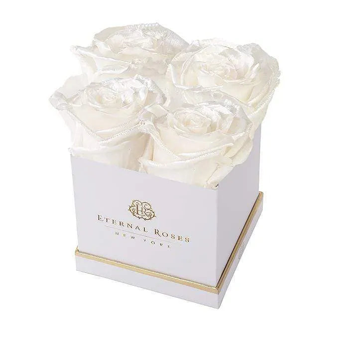Eternal Roses® Gift Box White / Frosted Pearl Lennox Small Gift Box - Classic Collection