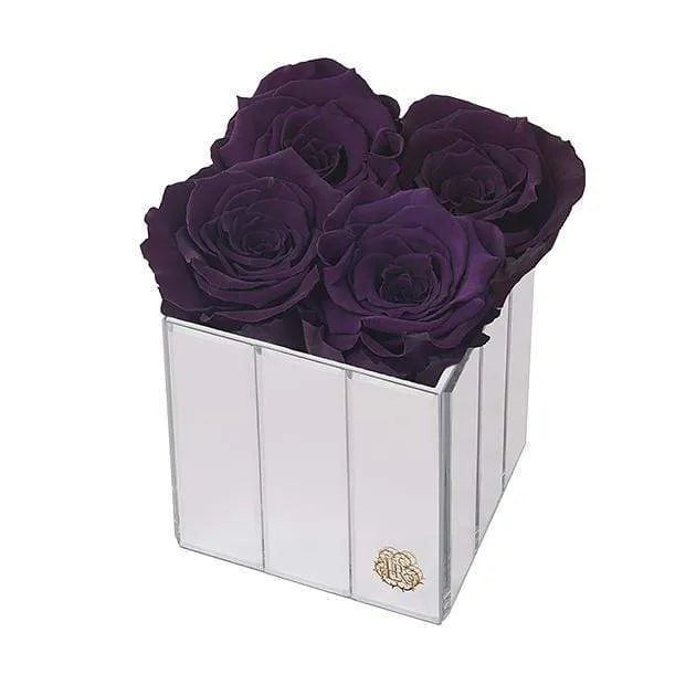 Eternal Roses® Gift Box Plum Lexington Small Forever Roses Gift Box