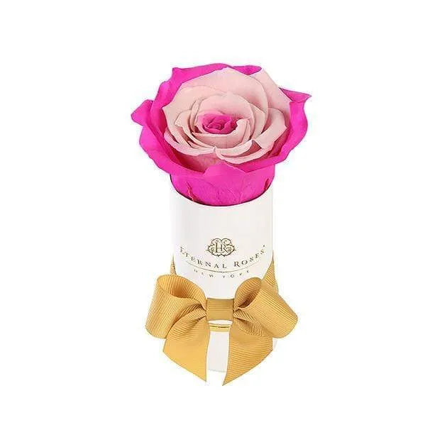 Eternal Roses® Gift Box White / Fuschia Lily Liberty Eternal Rose Gift Box