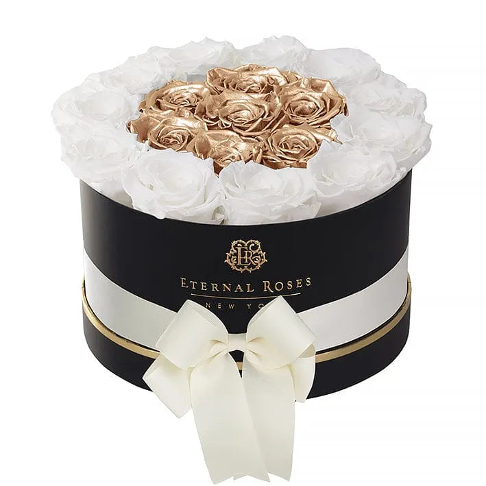 Eternal Roses® Gift Box Black / Baroque Luxury Roses Empire Gift Box - Small