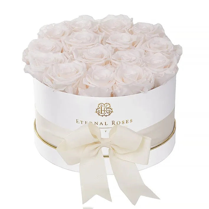 Eternal Roses® Gift Box White / Mimosa Luxury Roses Empire Gift Box - Small