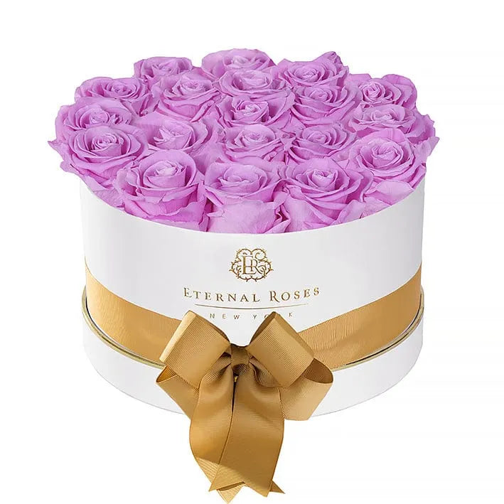 Eternal Roses® Gift Box White / Iris Luxury Roses Empire Gift Box - Small