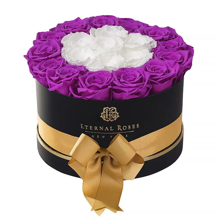 Eternal Roses® Gift Box Black / Frosted Orchid Luxury Roses Empire Gift Box - Small
