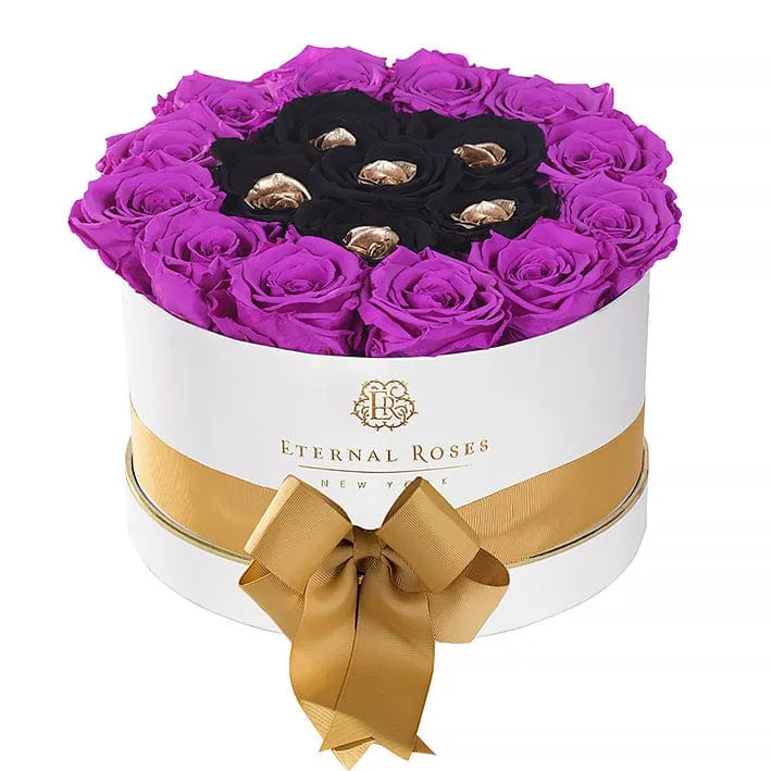 Eternal Roses® Gift Box White / Eye of the Tiger Luxury Roses Empire Gift Box - Small